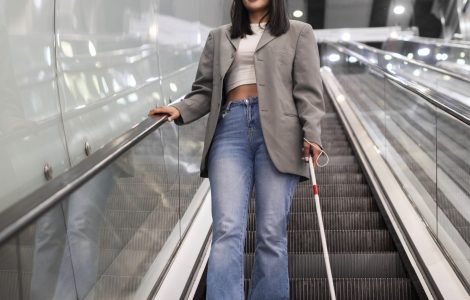 disabled person travelling city